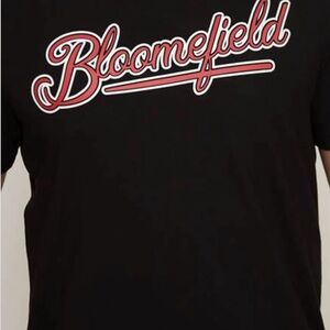 Black T-Shirt for Men with red/white logo.